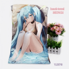 （35X70）YJ376-VOCALOID 初音 动漫浴巾