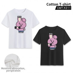 CMTX011-035 BTS个性纯棉T恤  双面