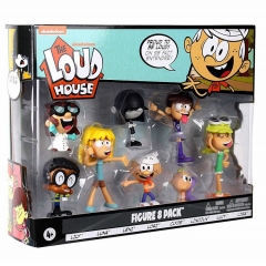 劳德一家动漫 The Loud House 林肯人物8款合集手办玩偶模型摆件