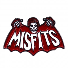 乐队Misfits徽章骷髅蝙蝠胸针硬核朋克乐队Misfits别针wish热款