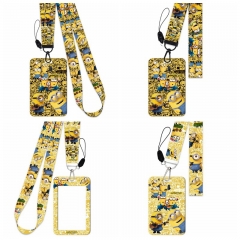 卑鄙的我欧美动漫黄色小人手机织带挂绳可爱新款可拆手绳卡套挂件