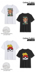 (双面) CMTX062-CMTX062精灵宝可梦 动漫 纯棉T恤