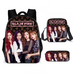韩国女团BLACKPINK书包小学生背包三件套