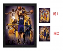 （无相框）10个一套 NBA 动漫渐变海报裸眼3D立体变图PET光栅画动漫周边宣传卡