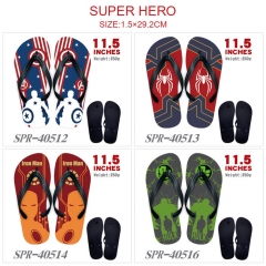 超级英雄-8款 动漫沙滩拖鞋人字拖