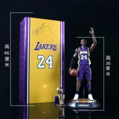 NBA篮球明星 升级版 可动 科比 防真肌肉 精美双头雕 盒装手办 高36cm