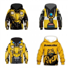 2021新款 变形金刚大黄蜂动漫3D卫衣 cosplay儿童卫衣