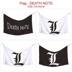 死亡笔记-3款 全彩水印印花旗帜