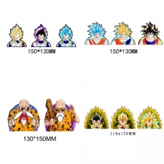 5 Styles Dragon Ball Z Cartoon Can Change Pattern Lenticular Flip Anime 3D Stickers
