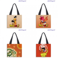 6 Styles 40*40cm Dragon Ball Z Cartoon Pattern Canvas Anime Bag
