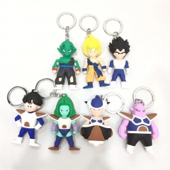 7 Styles Dragon Ball Z Anime PVC Keychain