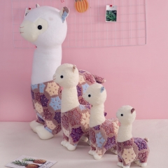新款可爱大羊驼卡通玩偶毛绒玩具抱枕儿童布娃娃生日礼物公仔批发