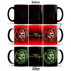 外贸Game of Thrones权力的游戏创意变色马克杯陶瓷热敏咖啡杯子