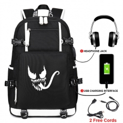 毒液Venom复仇者联盟男女双肩背包跨境爆款学生书包旅行包电脑包