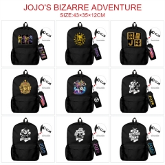 JOJO的奇妙冒险-30款 动漫双肩背包书包+小笔袋套装