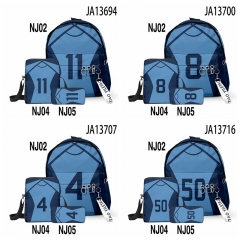 NJ02+NJ04+NJ05 背包套装 蓝色监狱