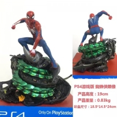 复仇者联盟蜘蛛侠 ps4游戏 雕像场景模型盒装手办 一件24个