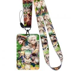 日本动漫石纪元卡通手机挂绳时尚可爱挂件织带钥匙扣卡套