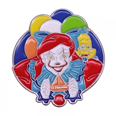 恐怖电影小丑回魂胸针小丑纸船气球徽章惊悚片爱好者配件