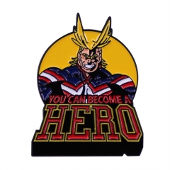 我的英雄学院你可以成为英雄珐琅别针胸针动漫徽章 胸针 卡通动漫徽章