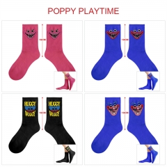 （5双一套）波比的游戏时间 7款 动漫印花中筒袜子