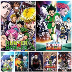 全职猎人动画海报合集 HunterxHunter日本动漫卡通儿童装饰画