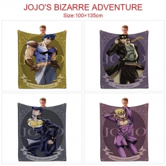 JOJO的奇妙冒险5款 动漫法兰绒毛毯 空调被（双面印花）