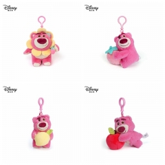 迪士尼正版草莓熊毛绒挂件玩具总动员毛绒玩偶钥匙扣包包挂饰礼物