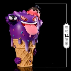 宝可梦雪糕系列冰淇淋耿鬼摆件手办一件50个高约14cm彩盒尺寸15.5X10.5X20.5cm 重量314g