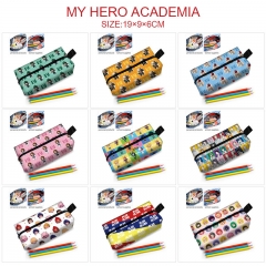 9款我的英雄学院动漫新款方形拉链笔袋收纳包化妆包