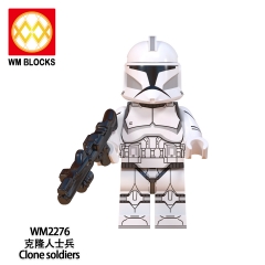 WM2276军事系列克隆士兵人仔袋装拼装积木儿童玩具