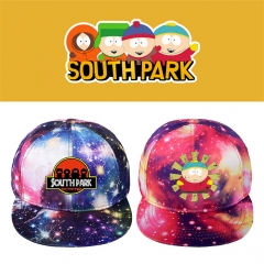 South Park 五色星空棒球帽时尚户外遮阳帽卡通男女炫彩帽子