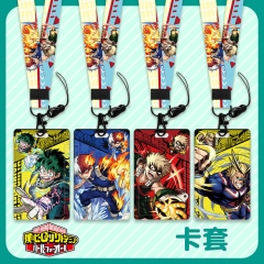 15 Styles My Hero Academia Anime Long Phone Strap Lanyard Card Holder