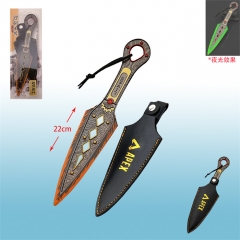 APEX 22cm带皮套恶灵匕首