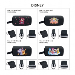 迪士尼 8 新货精品动漫PU翻盖三色手提笔袋