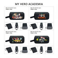 我的英雄学院 6 新货精品动漫PU翻盖三色手提笔袋