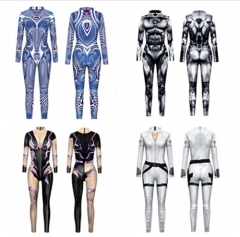 2023新款 漫威周边 机器人系列 3D数码印花连体衣 cosplay紧身衣