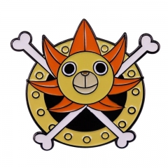 日本动画片海贼王千里阳光号海贼船胸针可爱日系太阳金属卡通徽章