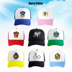 哈利波特 新货精品动漫周边彩色印花网帽棒球帽
