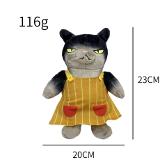 跨境新品 Yukichi mascot能干的猫今天也忧郁动画周边毛绒玩具玩