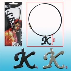 2色K字(小)项链