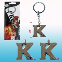 2色K字(全色)带钻匙扣