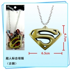 超人标志项链（古铜）