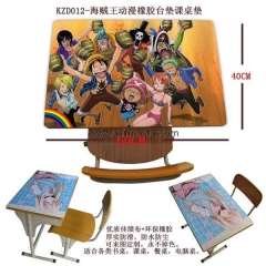 KZD012-海贼王动漫橡胶台垫课桌垫  