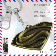 超人标志钥匙扣古铜色