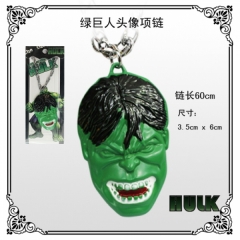 绿巨人面具项链（绿色