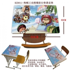 KZD011-海贼王动漫橡胶台垫课桌垫  