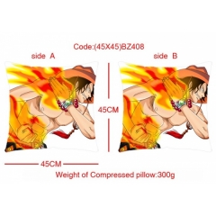 45X45 BZ408-海贼王双面方抱枕