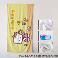 (70X140)DYJ014-hello kitty动漫大浴巾 