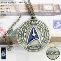 星际迷航统一联合会行星标志项链古铜色